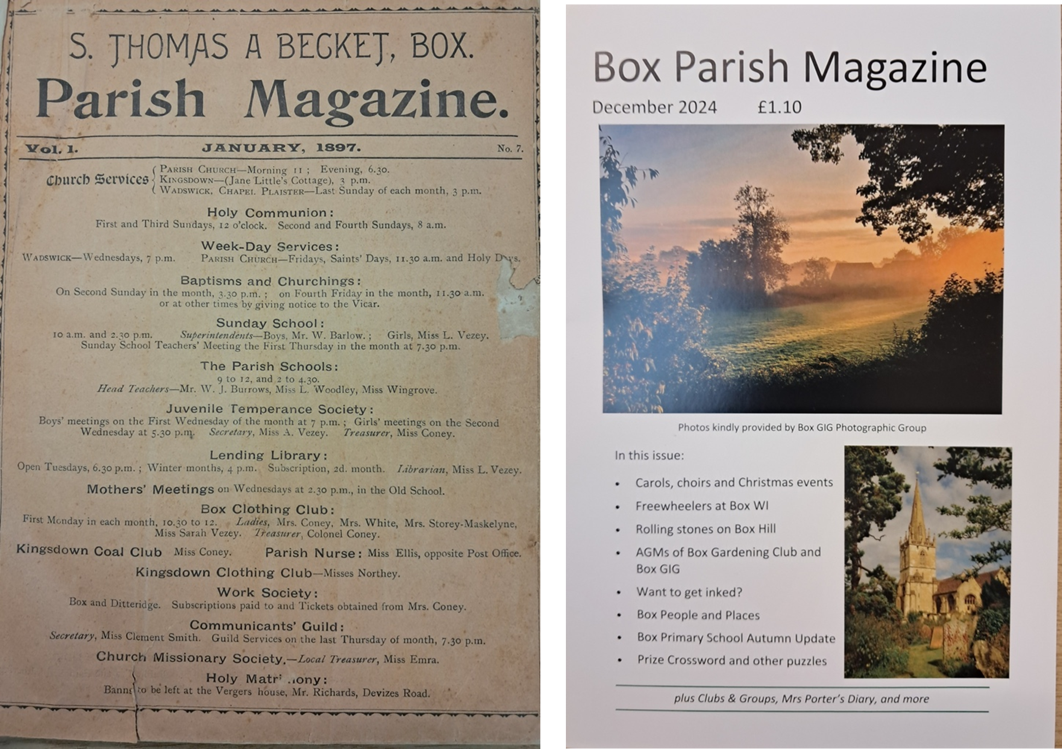 Box parish magazine